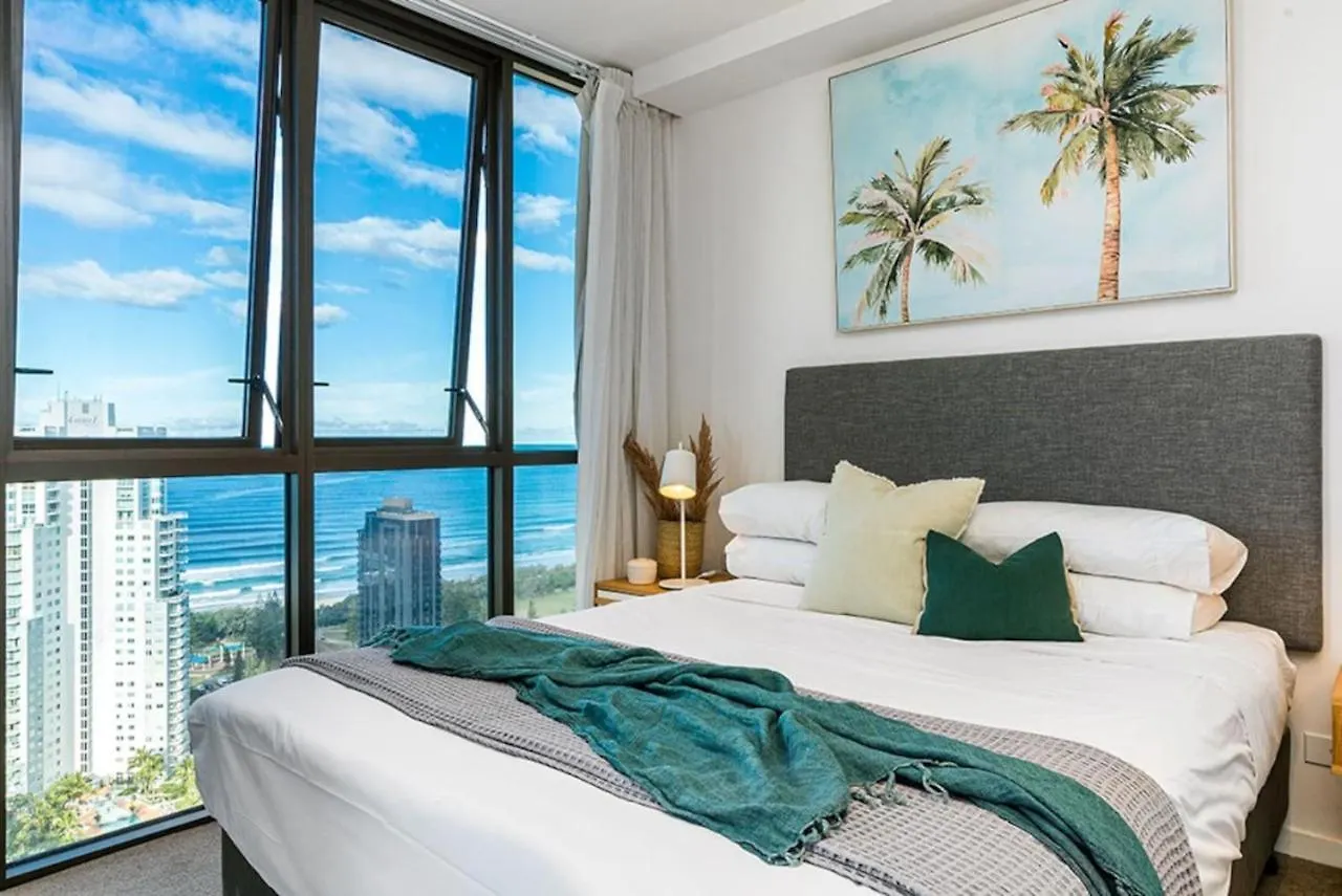 בית נופש גולד קוסט Modern Broadbeach Apartment With Amazing Views